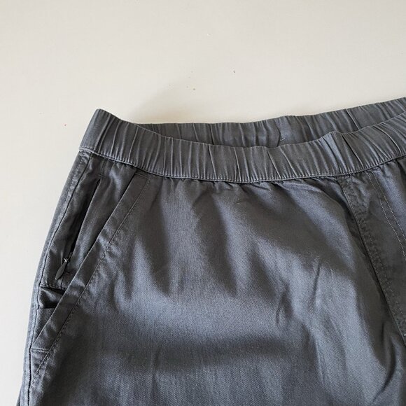 Pact Grey Daily Twill Midweight Pant in Storm Size M/ 30” L Drawstring Organic - Picture 6 of 13